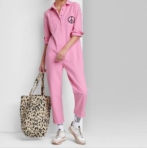 NWT Barbie Pink Jumpsuit